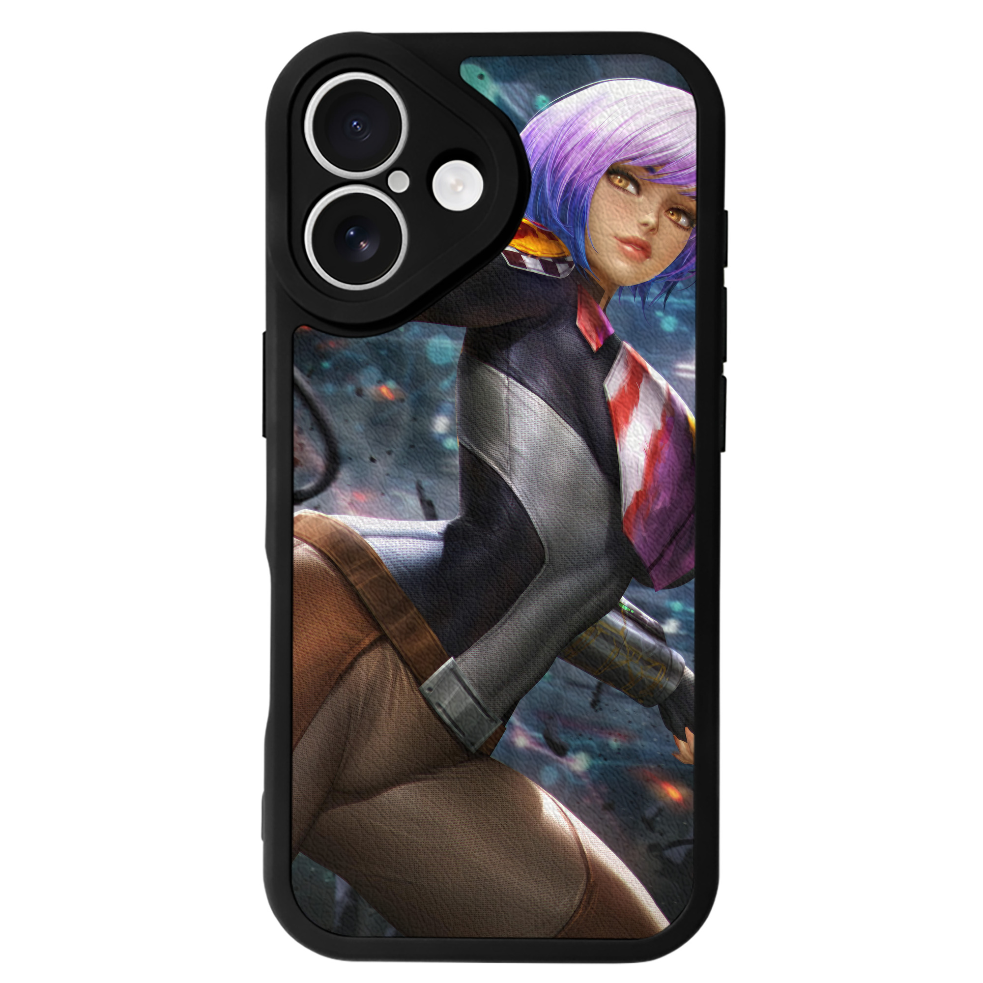 （画像用） スター・ウォーズ Star Wars 【iPhone 16シリーズ対応】シリコンスマホケース（レザー調） 材質：シリコン